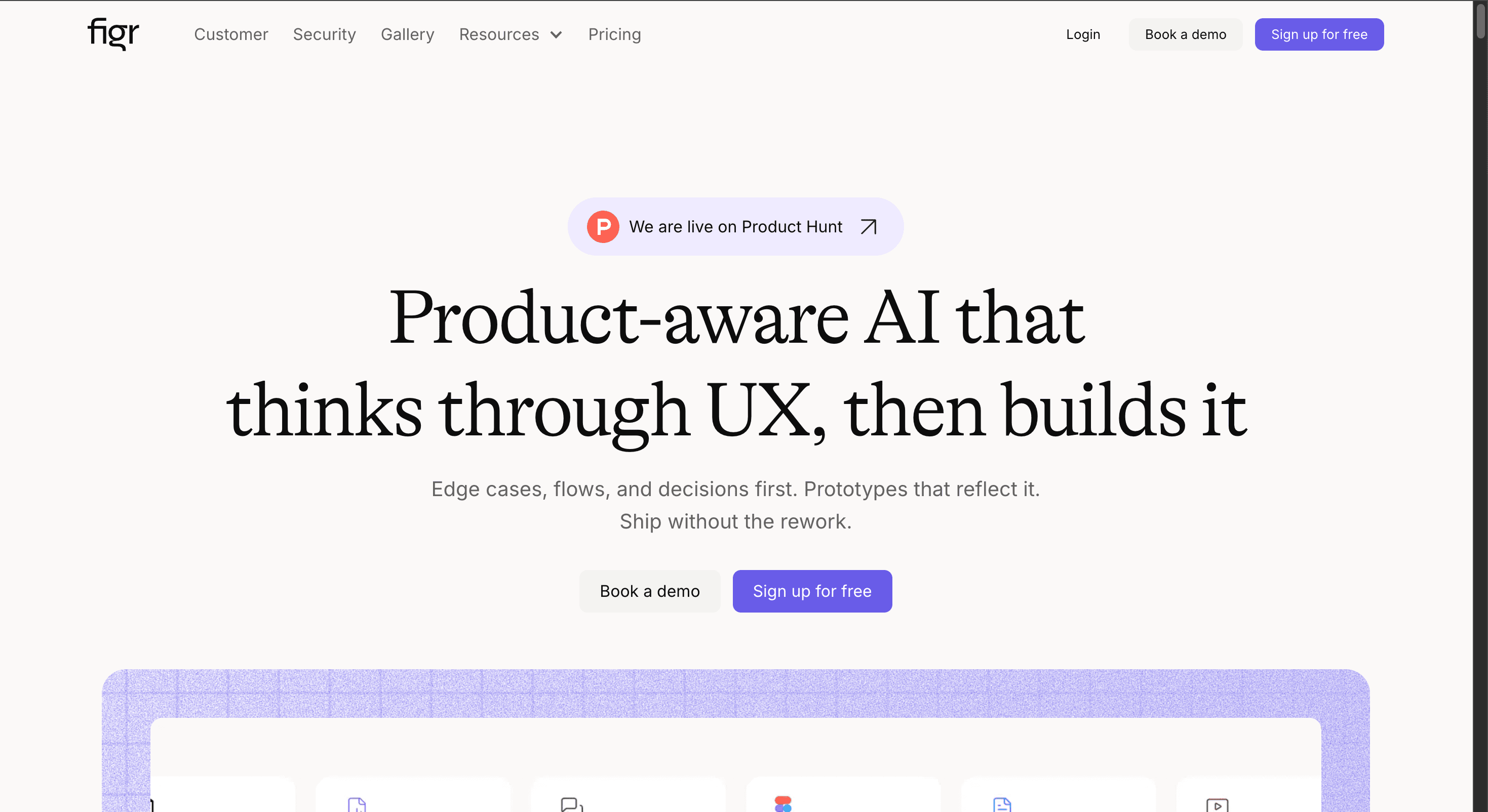 Figr — product-aware AI UX prototyping tool